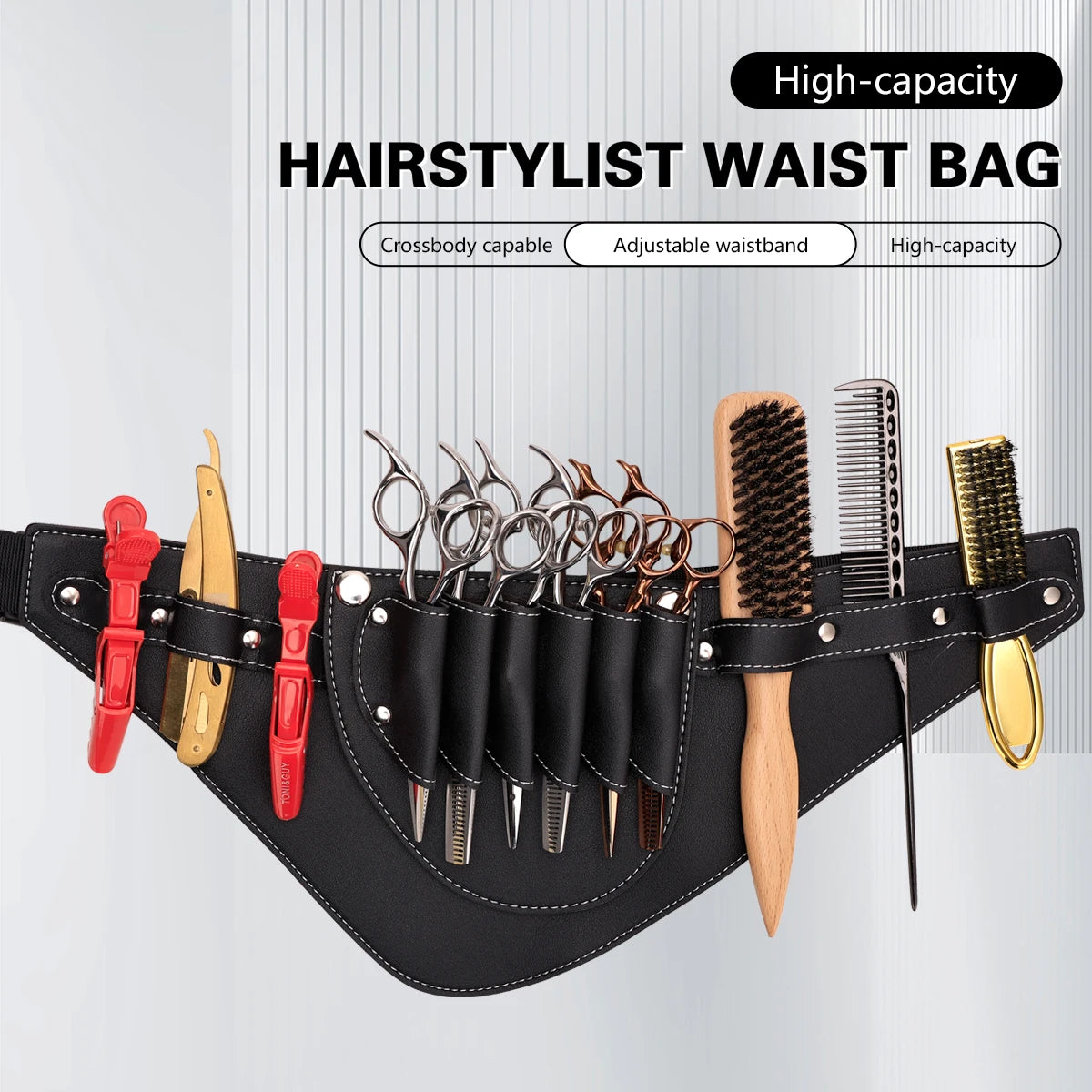 Multi-Pocket Adjustable Barber Waist Belt