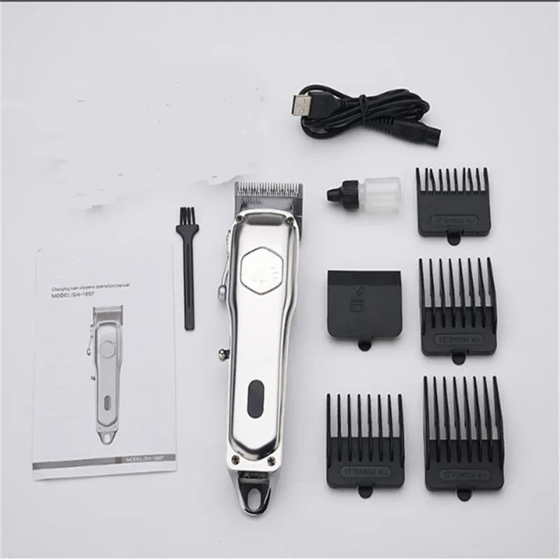Metal Body Cordless Electric Barber Clipper’s ,Hair Trimmer