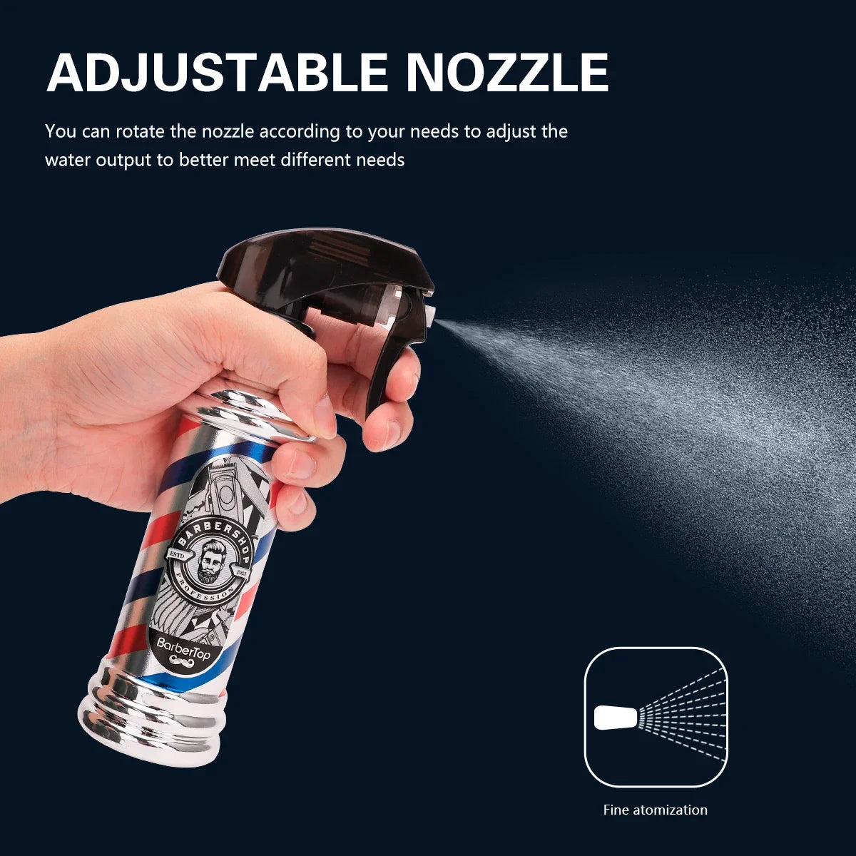 Water/Alcohol Hairdressing Spray Bottle