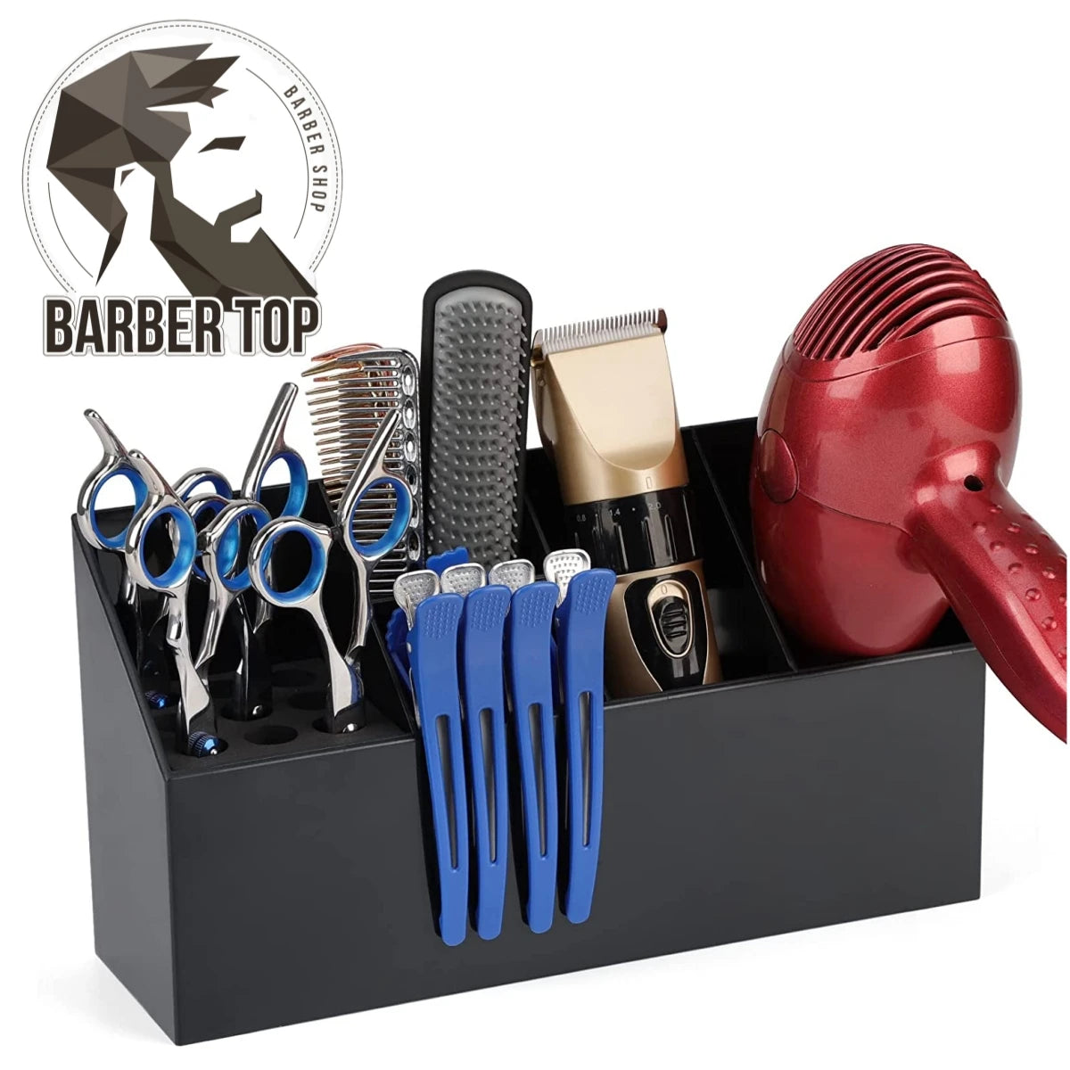 Multifunctional Haircut Storage Comb ,Clips ,Bottle Rack and, Scissor Organizing kit