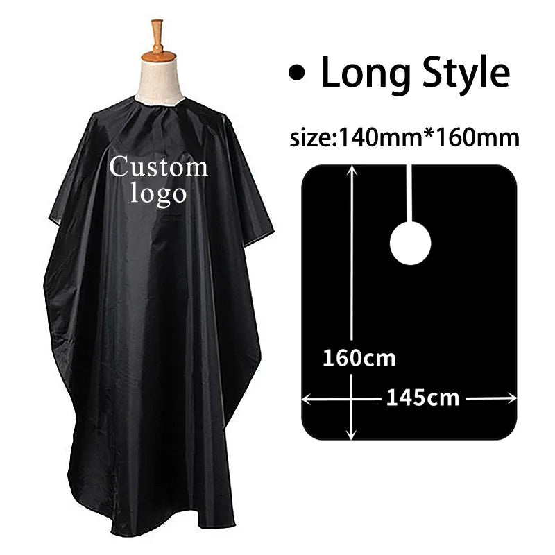 3PCS: Hair Salon Waterproof Custom Logo Apron Cape