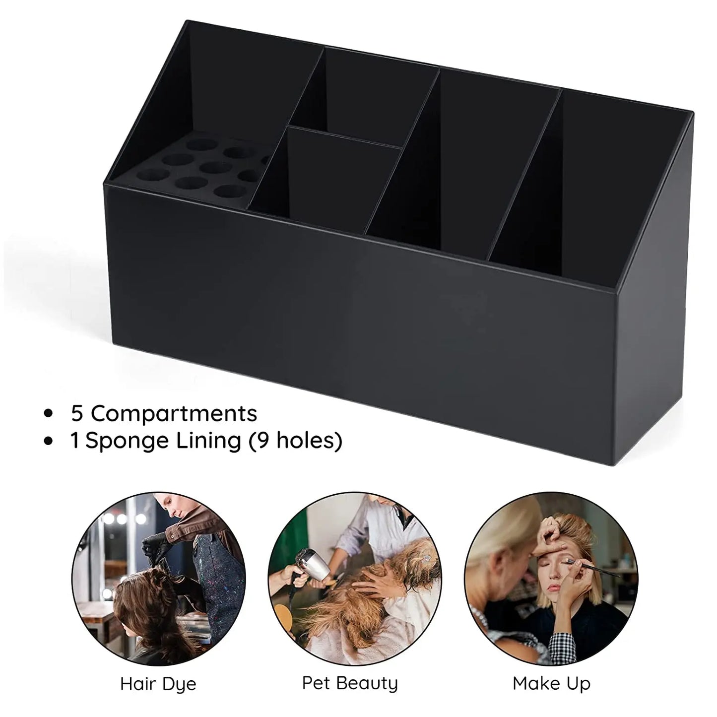 Multifunctional Haircut Storage Comb ,Clips ,Bottle Rack and, Scissor Organizing kit