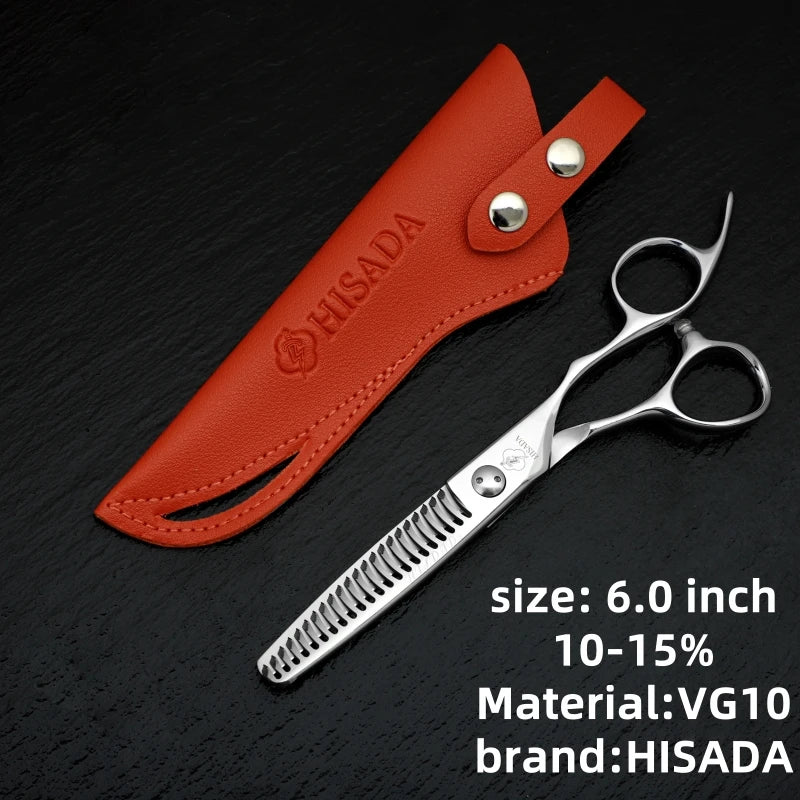 HISADA 6/6.5/7 inch Stainless Steel Professional Hairdressing Scissors