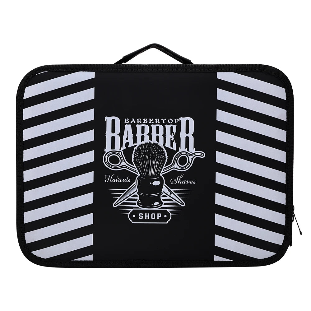 Polyester Portable Hairdressing Scissors/Salon Tool Organizer Suitcase
