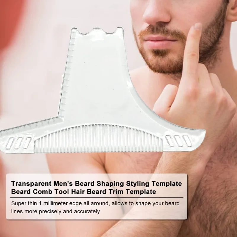 Man Beard Template Comb Shaping Tool