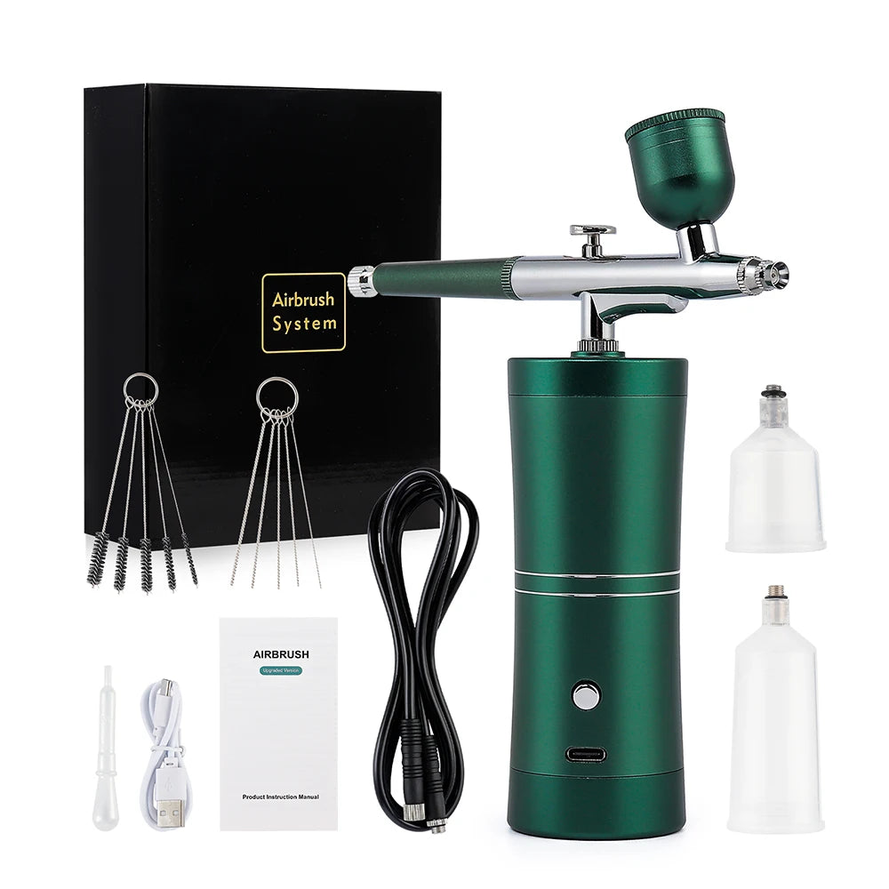 Portable 0.3mm Airbrush With 150cm Air Tube Painting Spray gun