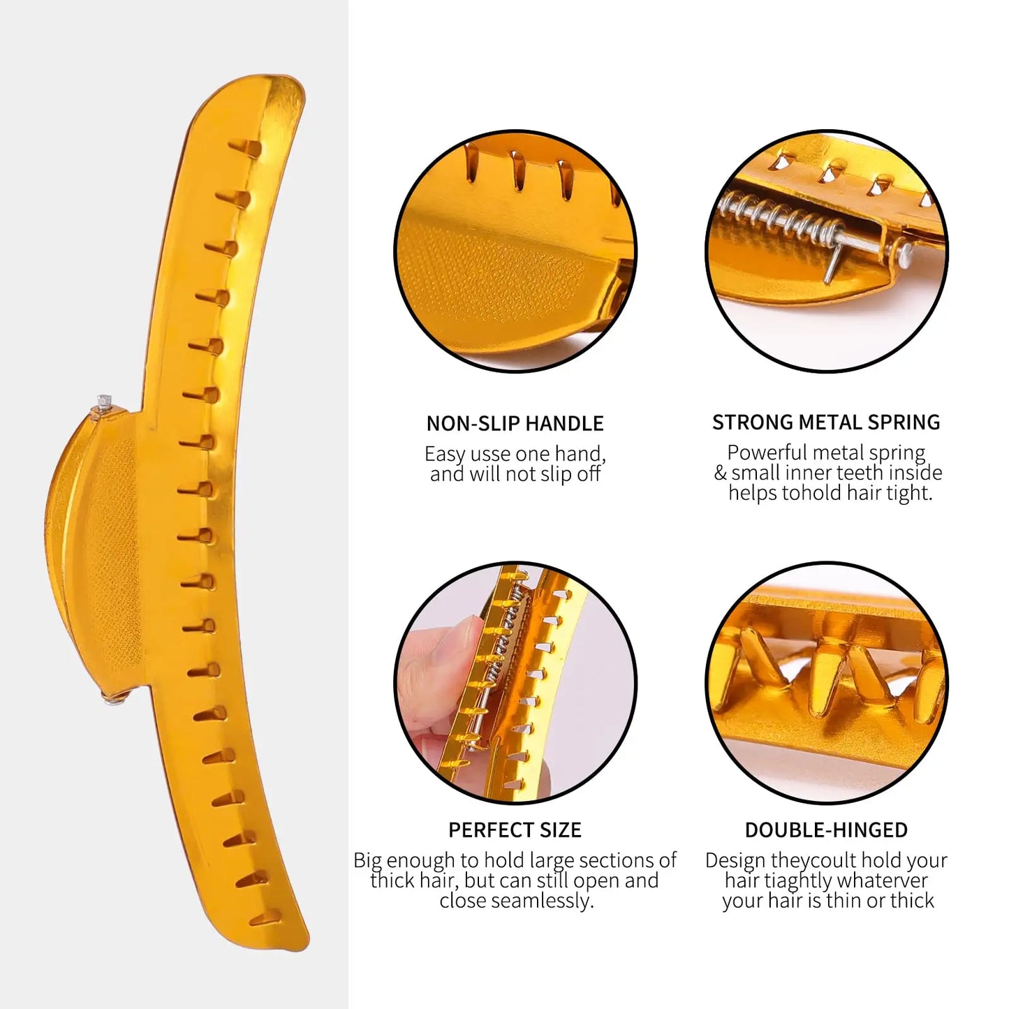 Metal Aluminum Hair Clips Wave Pins