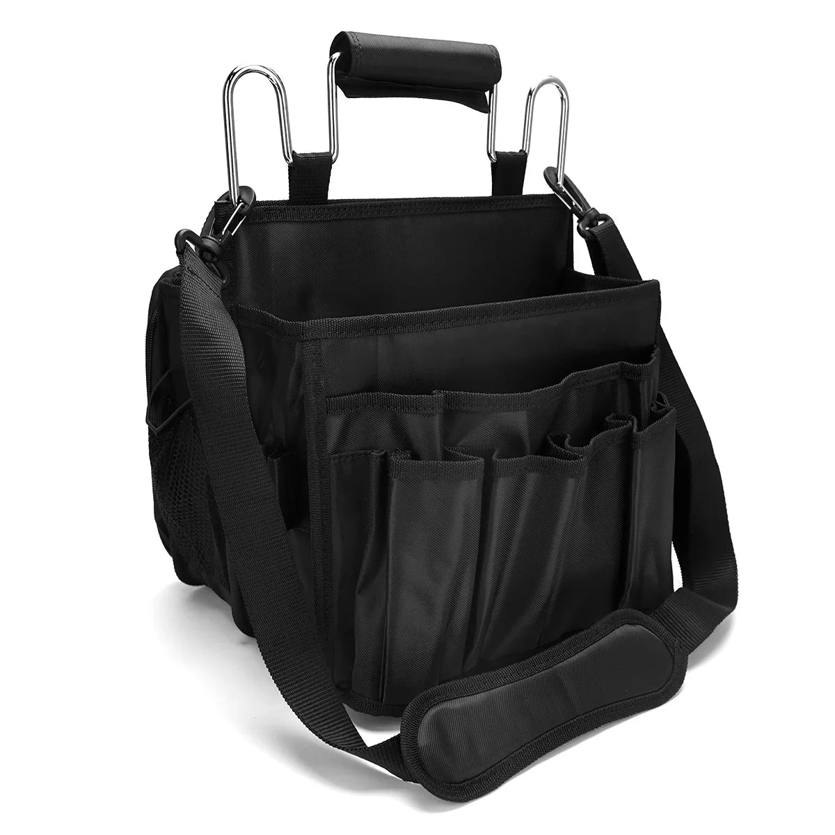 Nylon Multifunctional Black Cosmetic Storage Waist Bag