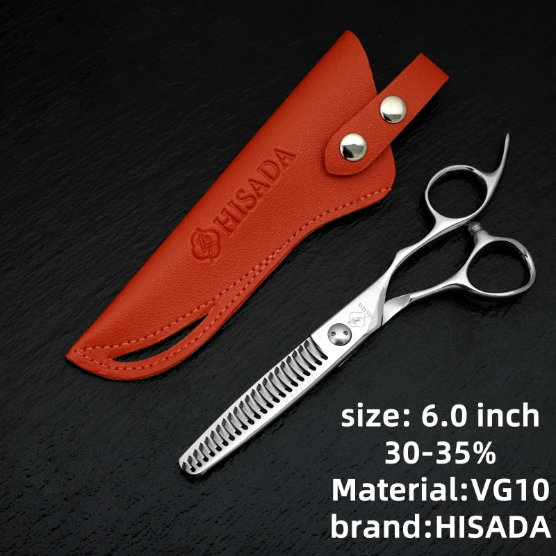 HISADA 6/6.5/7 inch Stainless Steel Professional Hairdressing Scissors