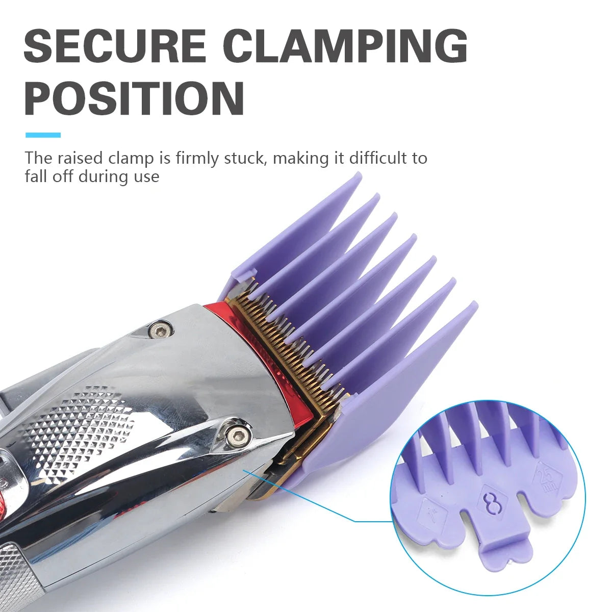 10Pcs: Universal Hair Clipper Limit Attachable Combs Replaceable Guards