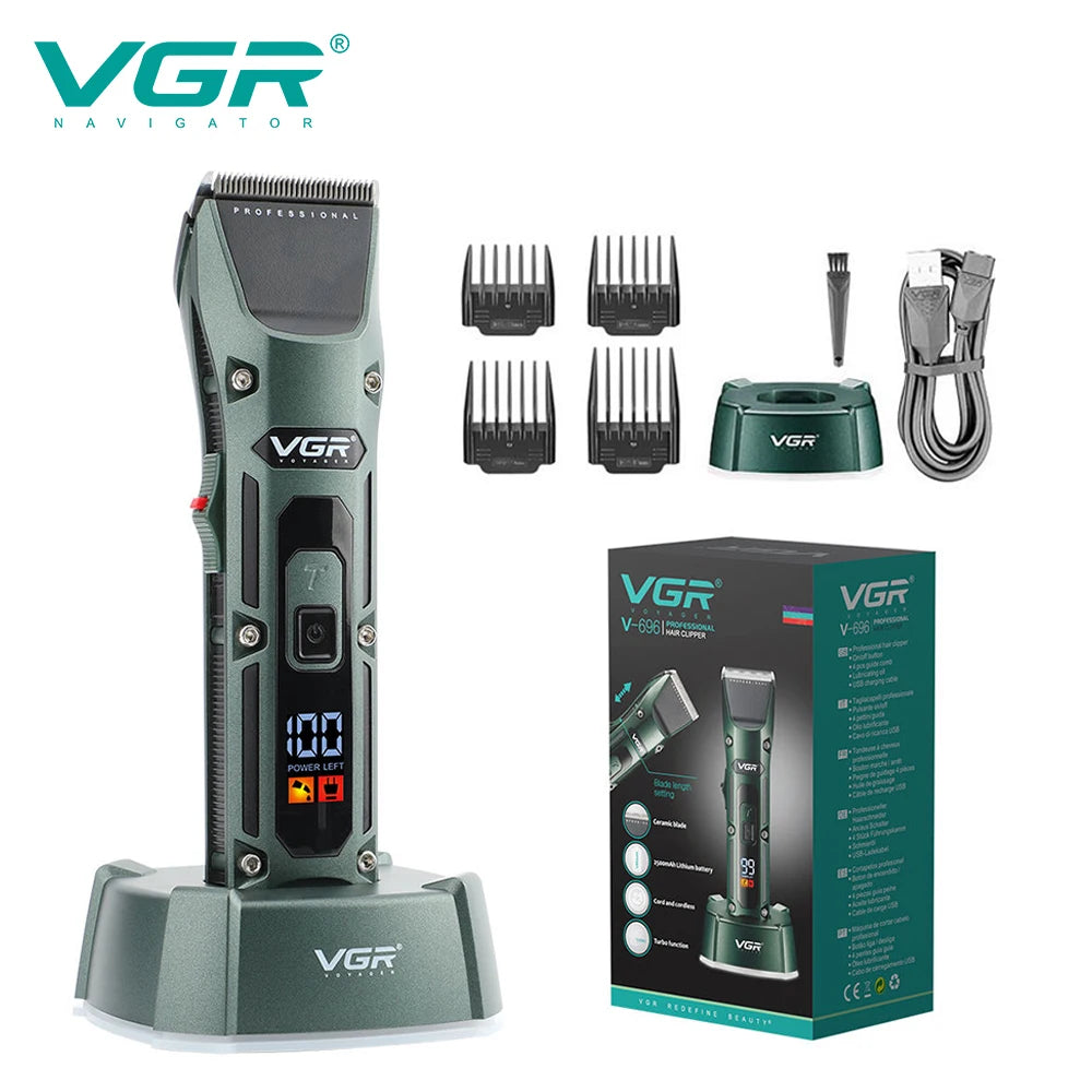 VGR V-696 Popular Salon Barber Cordless Electric Hair clipper’s