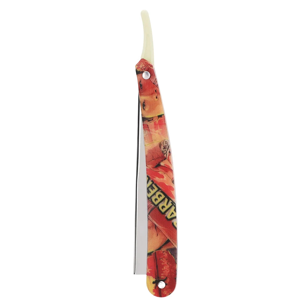 New Salon Manual Straight Edge Rack Folding Razor