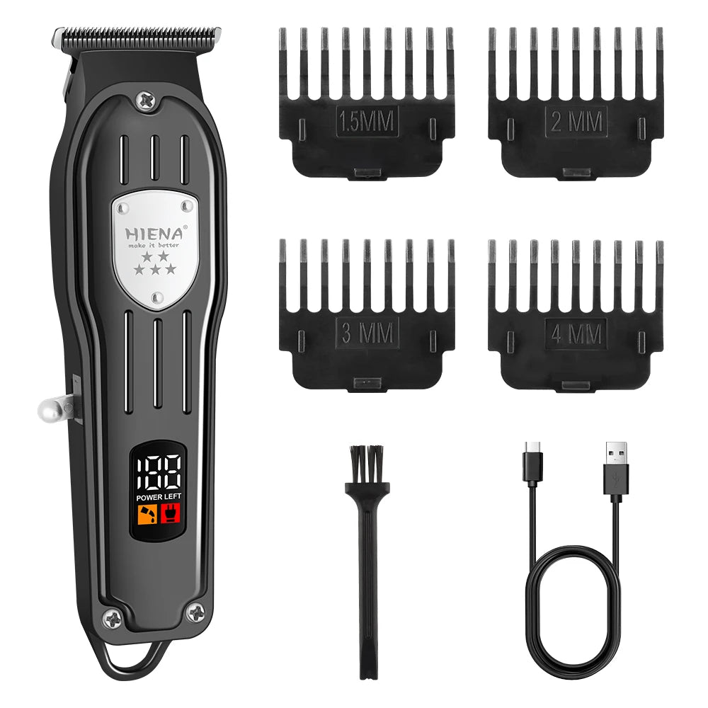 hiena hair clippers ,face trimmer and, clipper combs