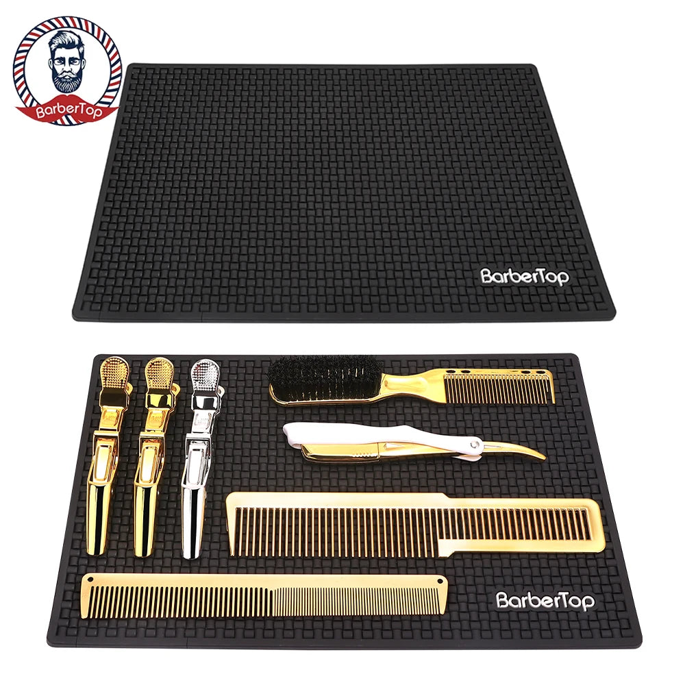Black Anti-Skid Mini Hairdressing Tool Pad