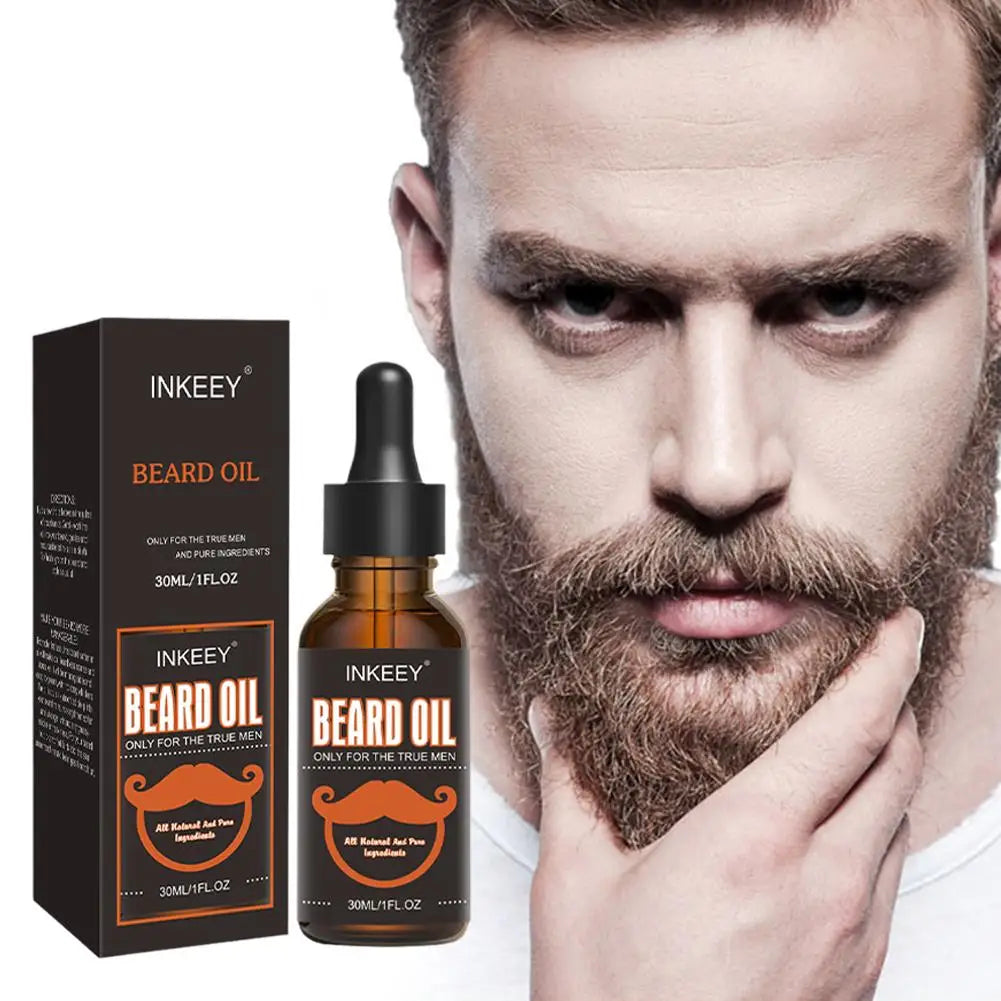 2PCS: Facial Hair Natural Organic Oil Care kit