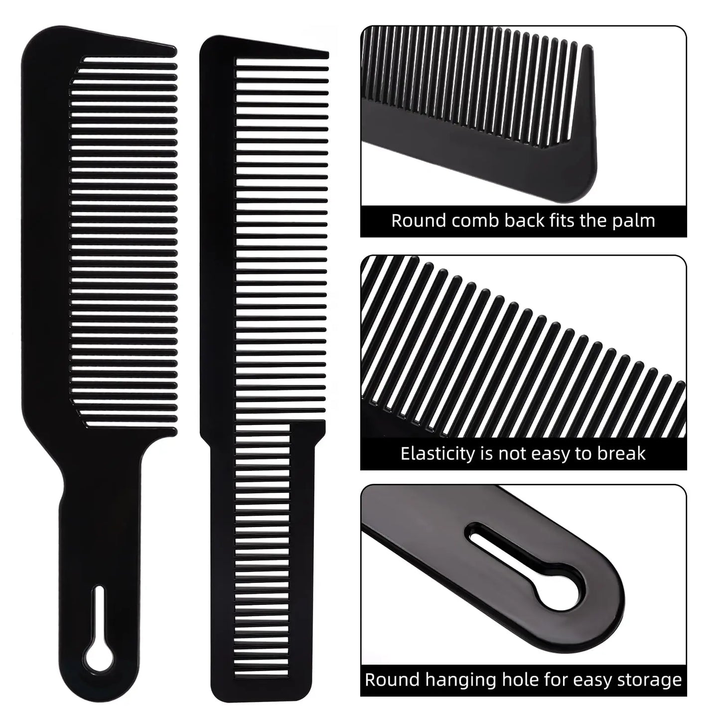 3PCS: Barber Hair stylist Grooming Comb ,Cape Kit Accessories