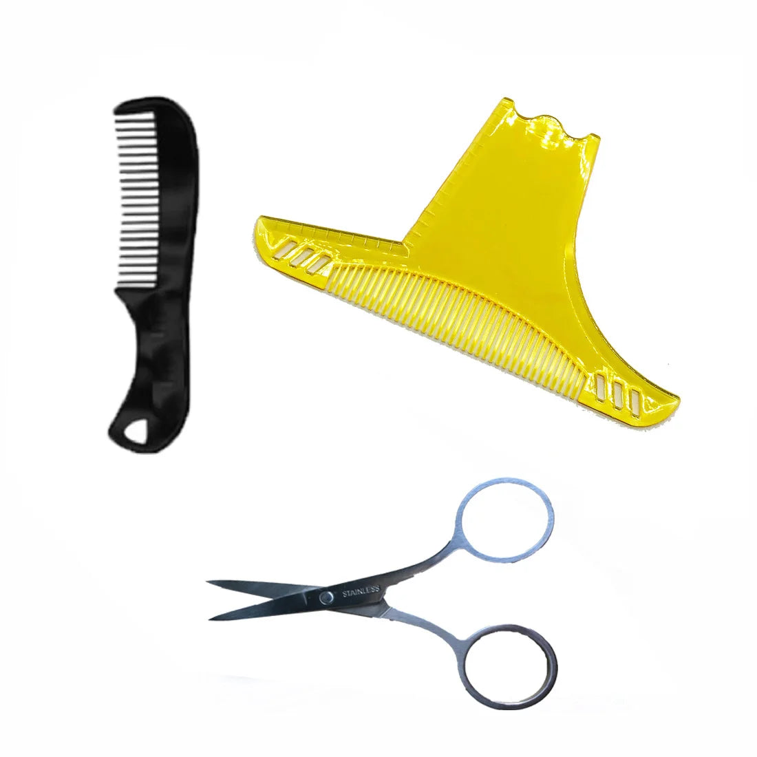 Man Beard Template Comb Shaping Tool