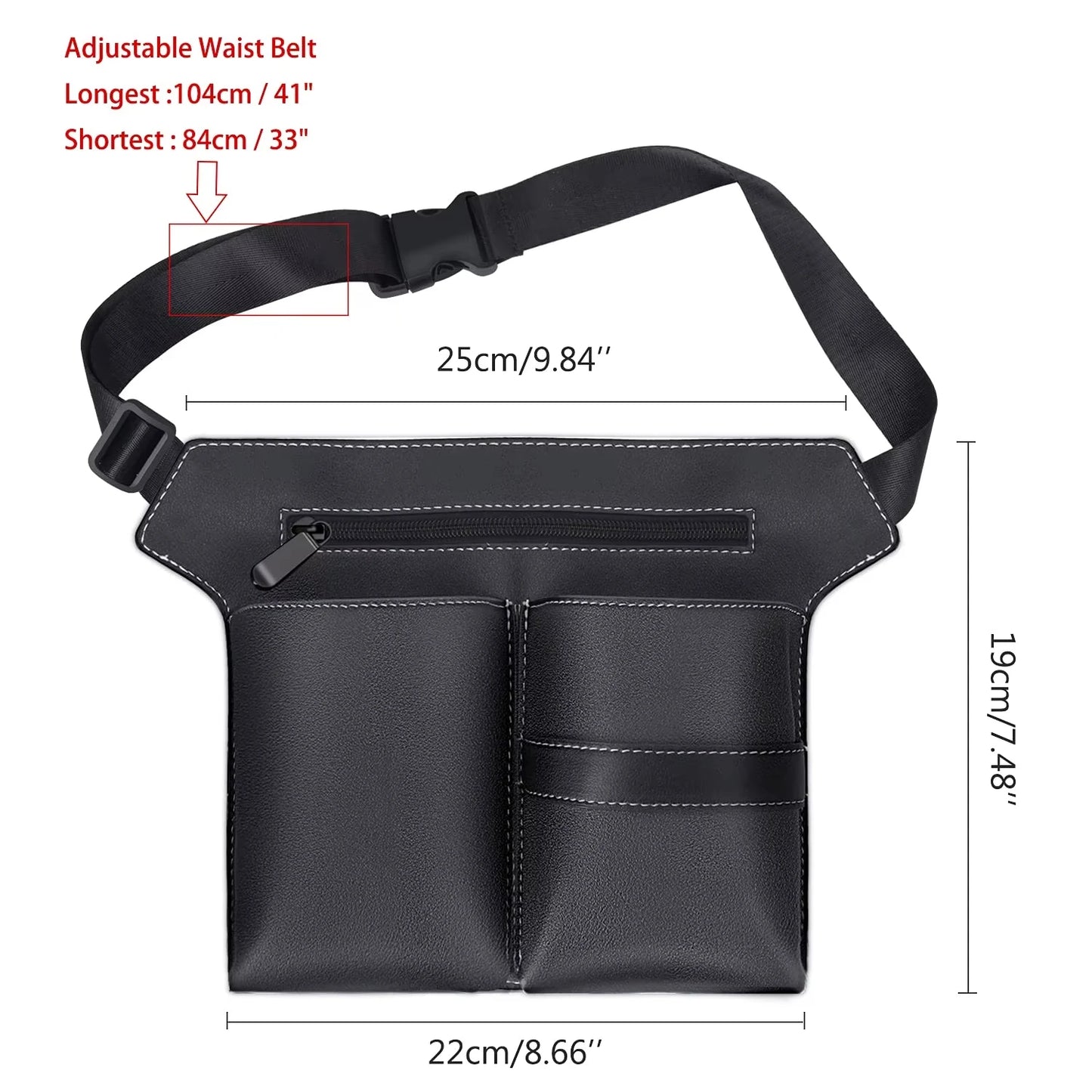 Portable Polyester Barber Backpack w Large Capacity