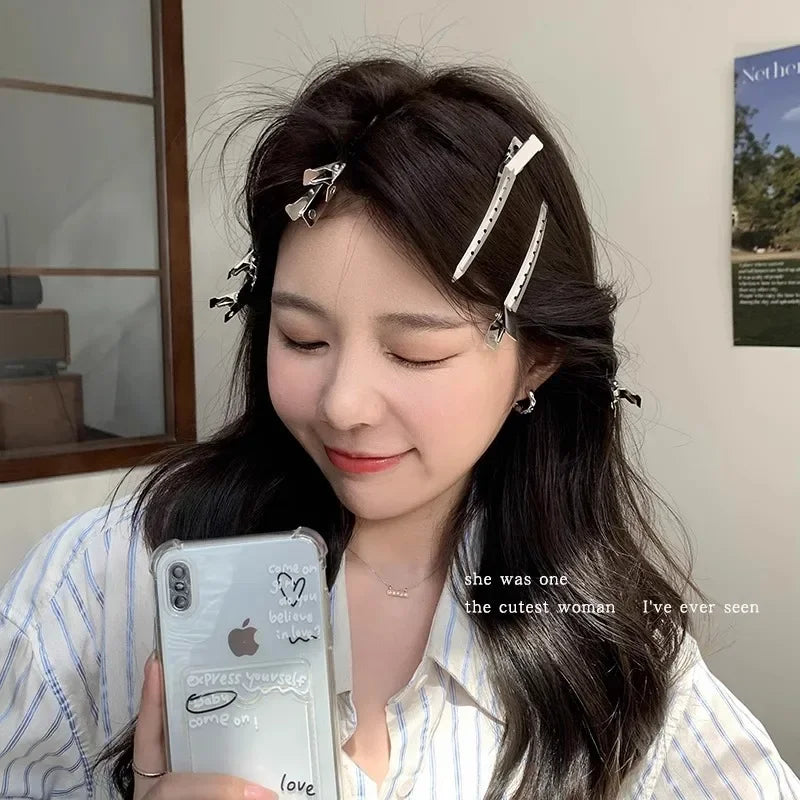 10-20Pcs: Salon Sliver Hair Clips