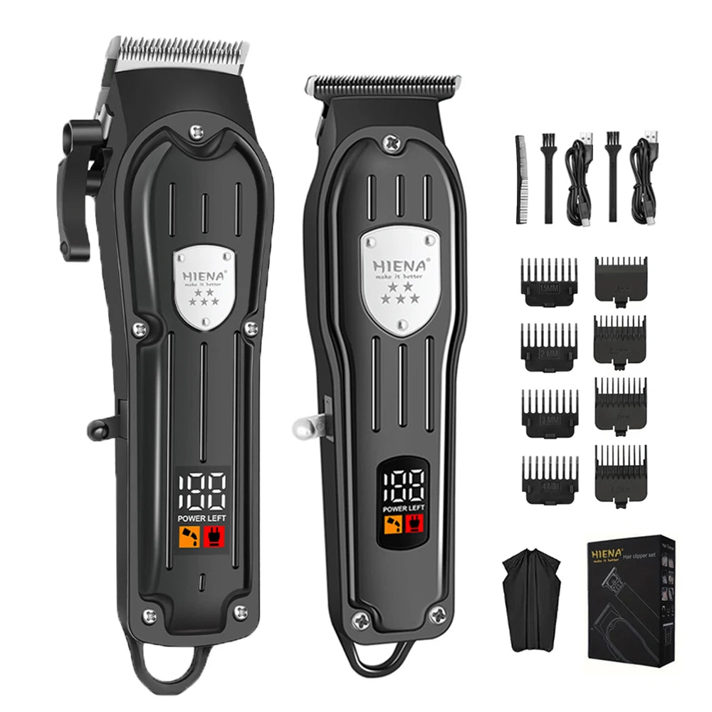 hiena hair clippers ,face trimmer and, clipper combs