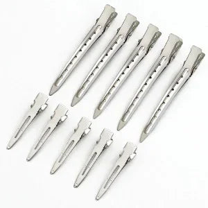 10-20Pcs: Salon Sliver Hair Clips