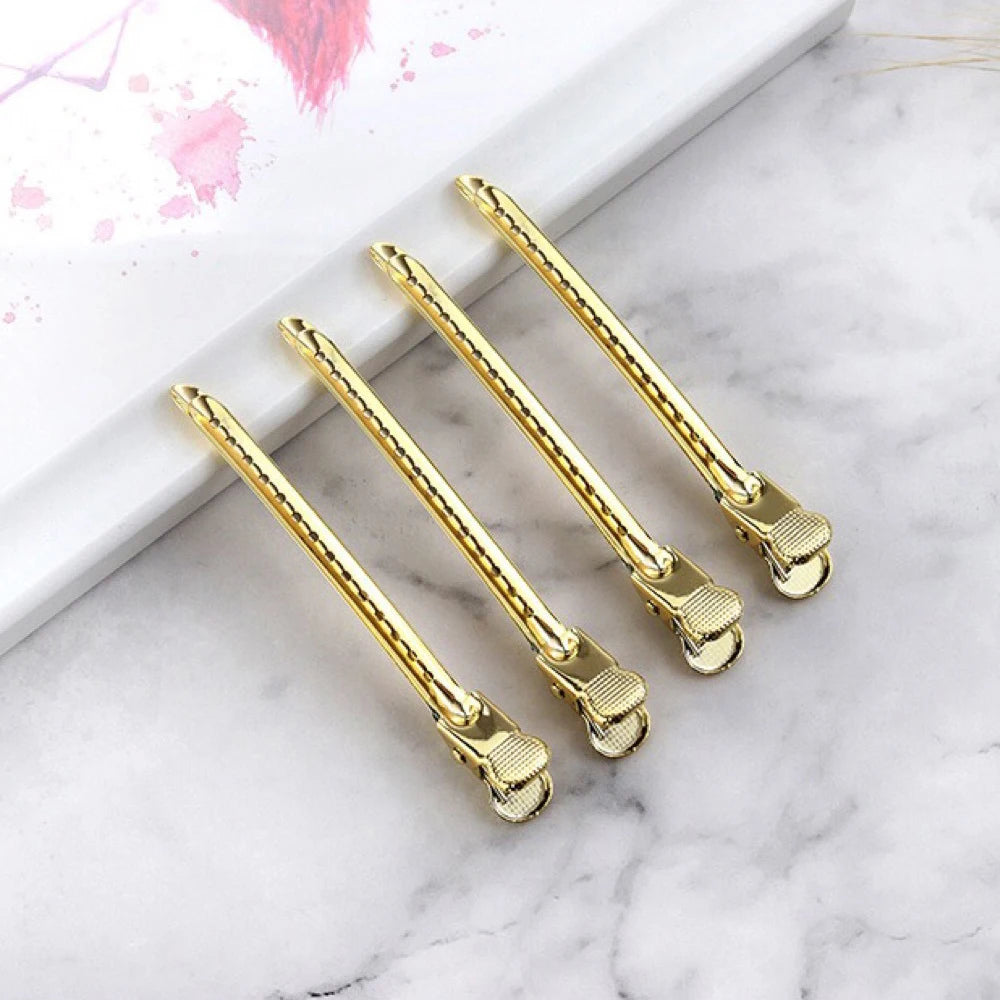 5-10Pcs: Hair Care Stainless Steel Sectioning Clamps