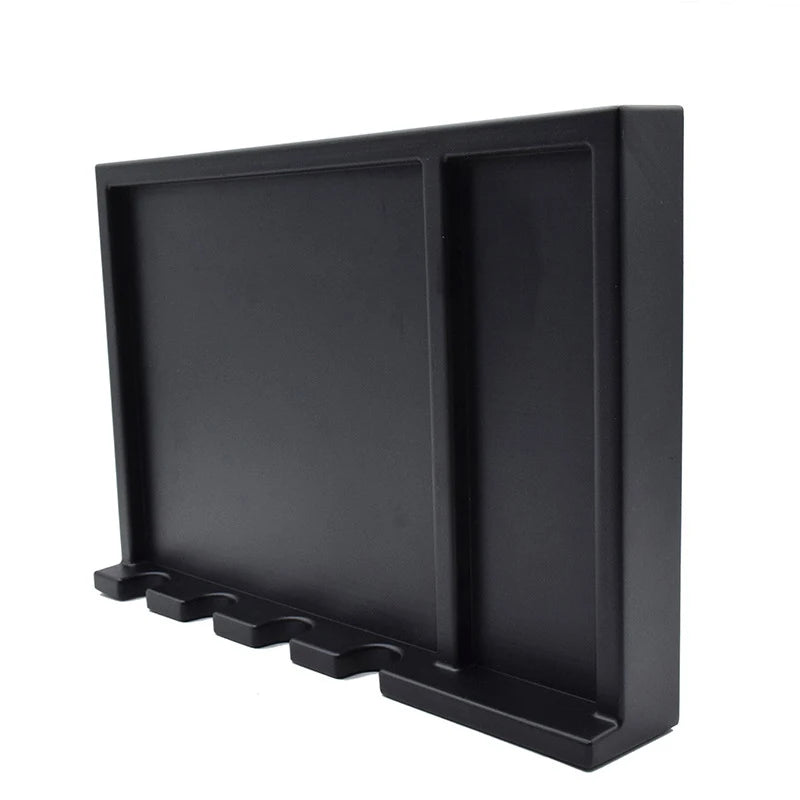 Black Plastic Barber desktop Electric Hair Clippers Storage Rack Display Stand