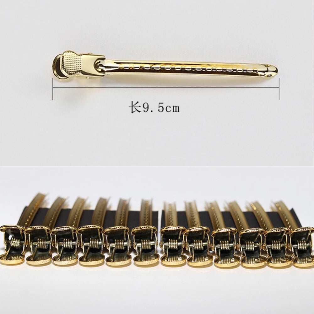 5-10Pcs: Hair Care Stainless Steel Sectioning Clamps