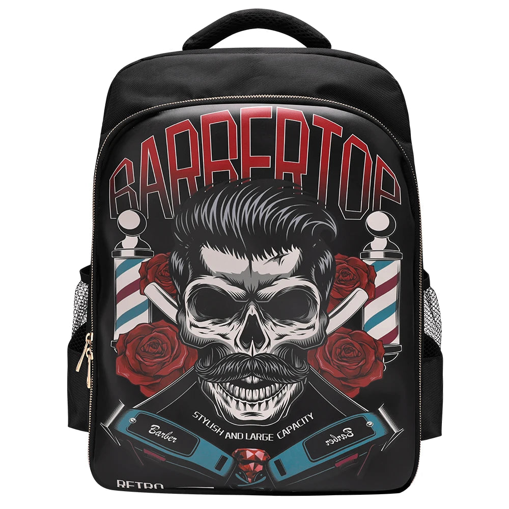 Portable High-capacity Waterproof Barber Hairstyling Storage Backpack
