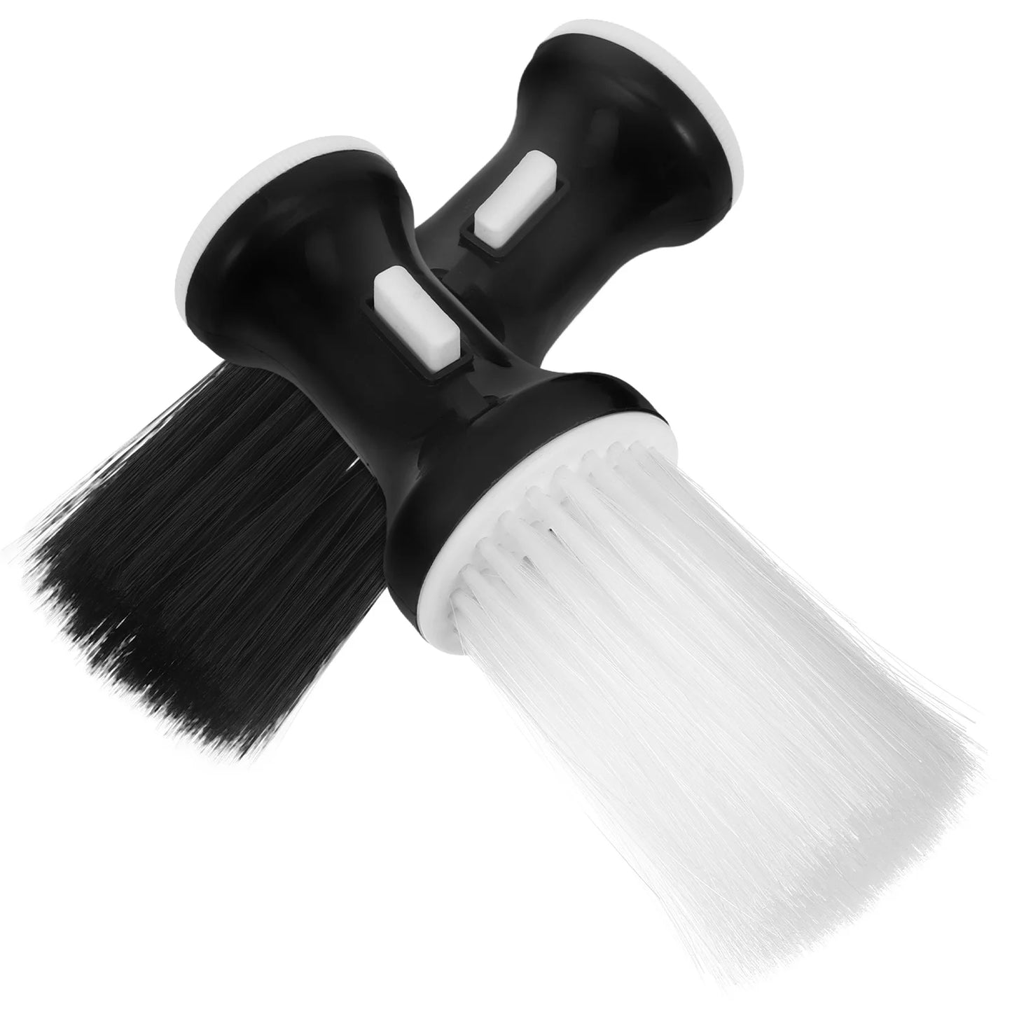 2PCS: Black/White Talcum Filler Shredded Cleaning Brush Duster