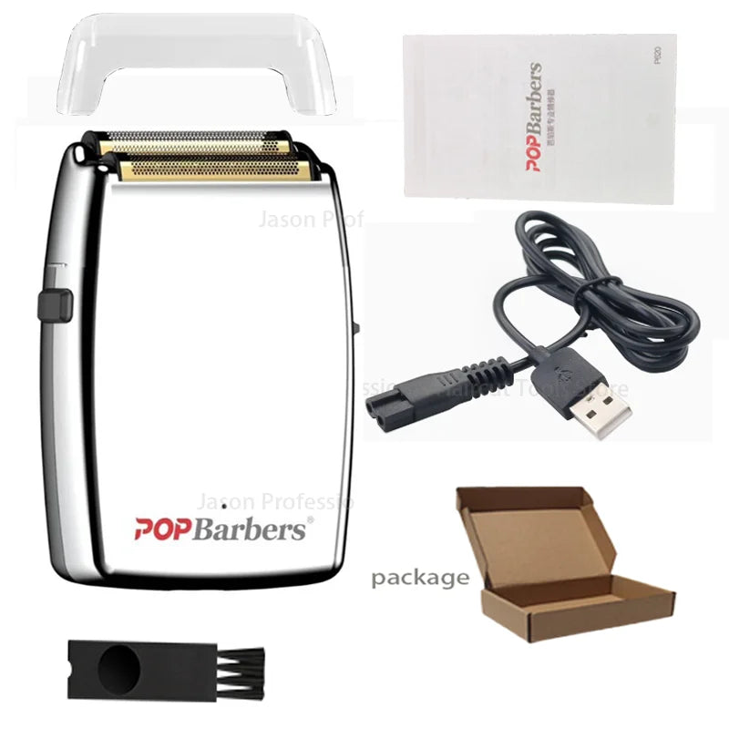 11000 RPM P620 Electric Men's USB Double Foil Shaver Hair Clipper