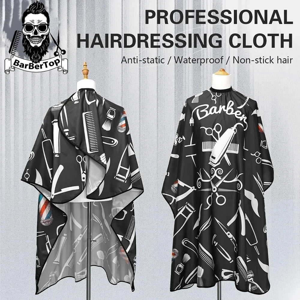 Polyester Antistatic Salon Hairdressing Apron Cape