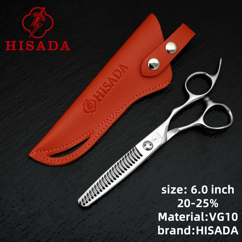 HISADA 6/6.5/7 inch Stainless Steel Professional Hairdressing Scissors