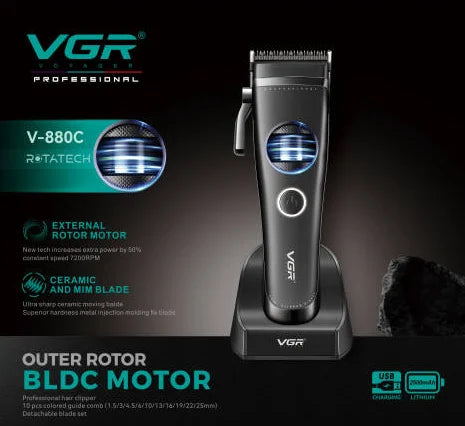 Rechargeable VGR Cordless Hair Trimmer V-880