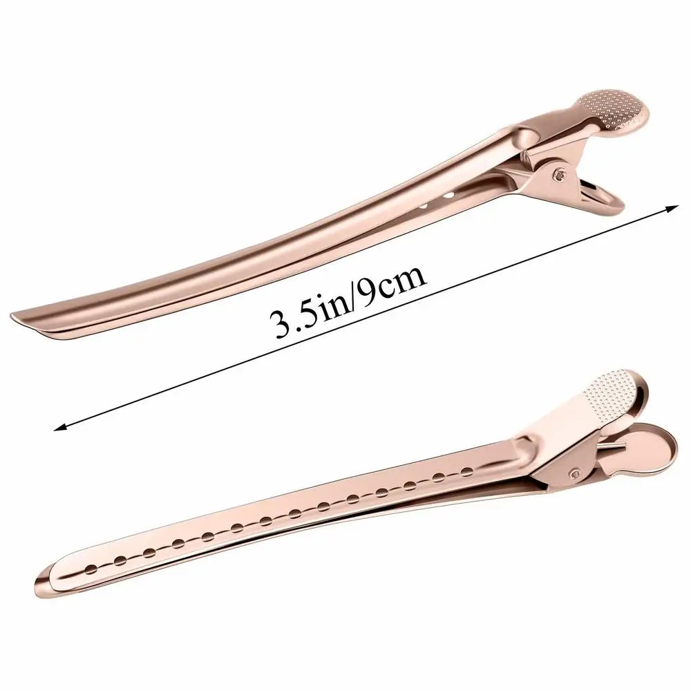 5-10Pcs: Hair Care Stainless Steel Sectioning Clamps