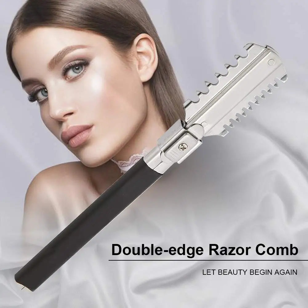 Manual Double-Edge Shaving Razor Blade Hair Cutting Tools