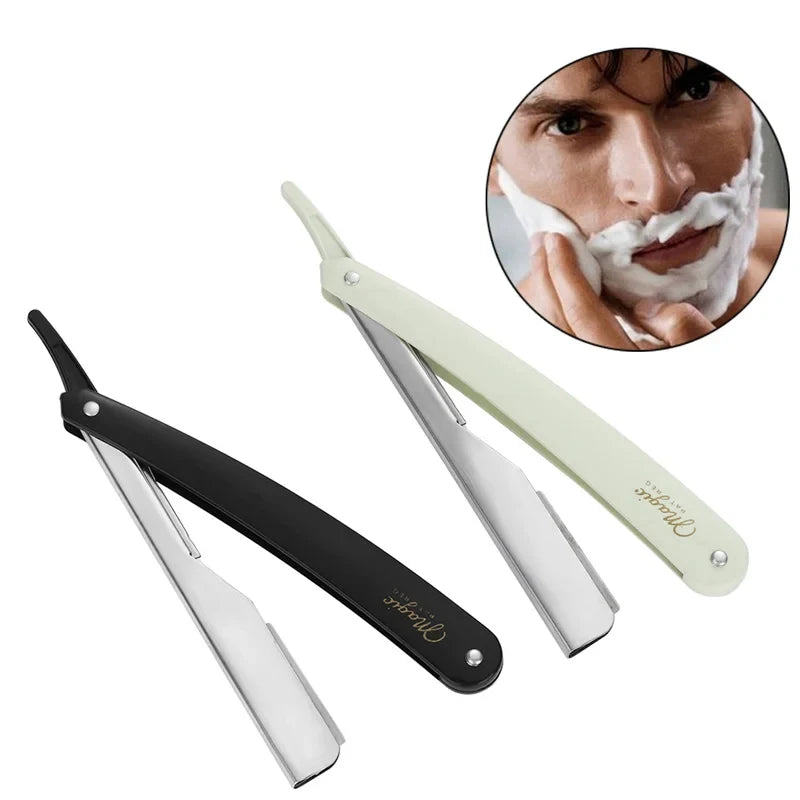 1-10PCS: Stainless Steel Manual Shaving Razor kit