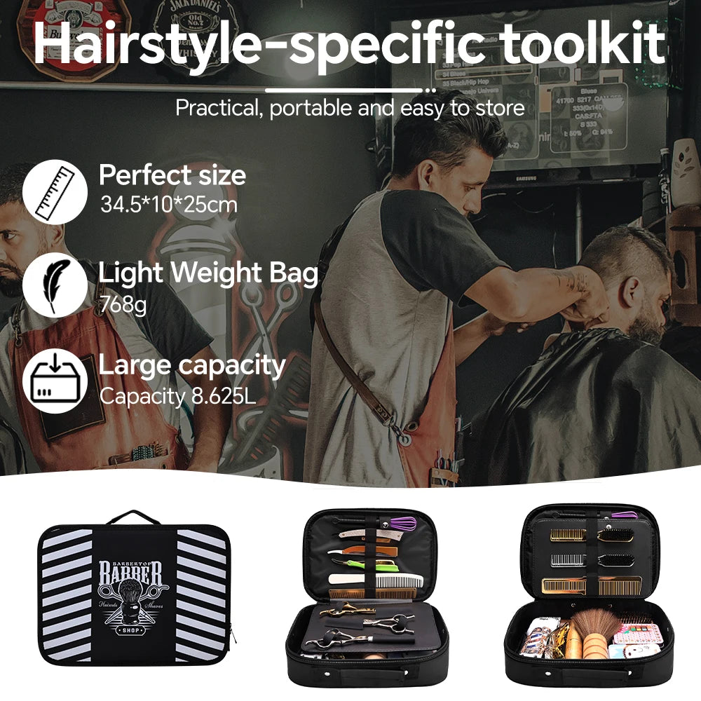 Portable Hairdressing Organizer High-Storage Bag