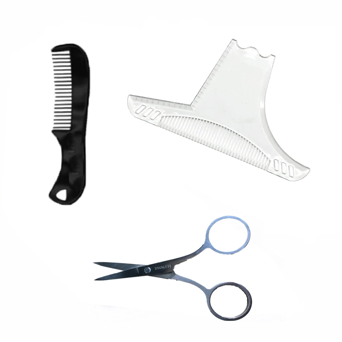 Man Beard Template Comb Shaping Tool