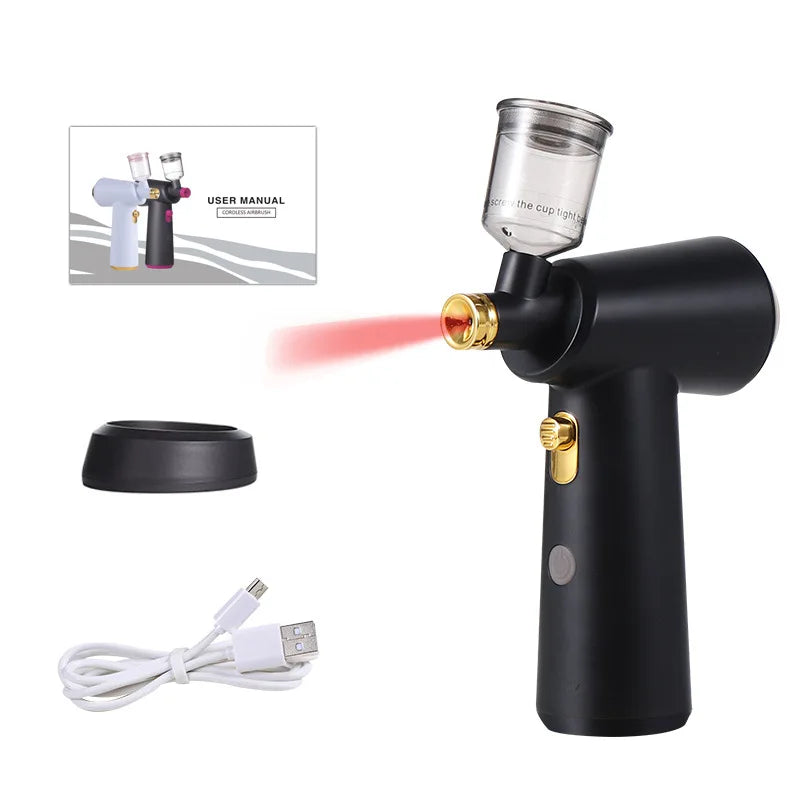 Rechargeable Cordless Compressor Auto Handheld Airbrush
