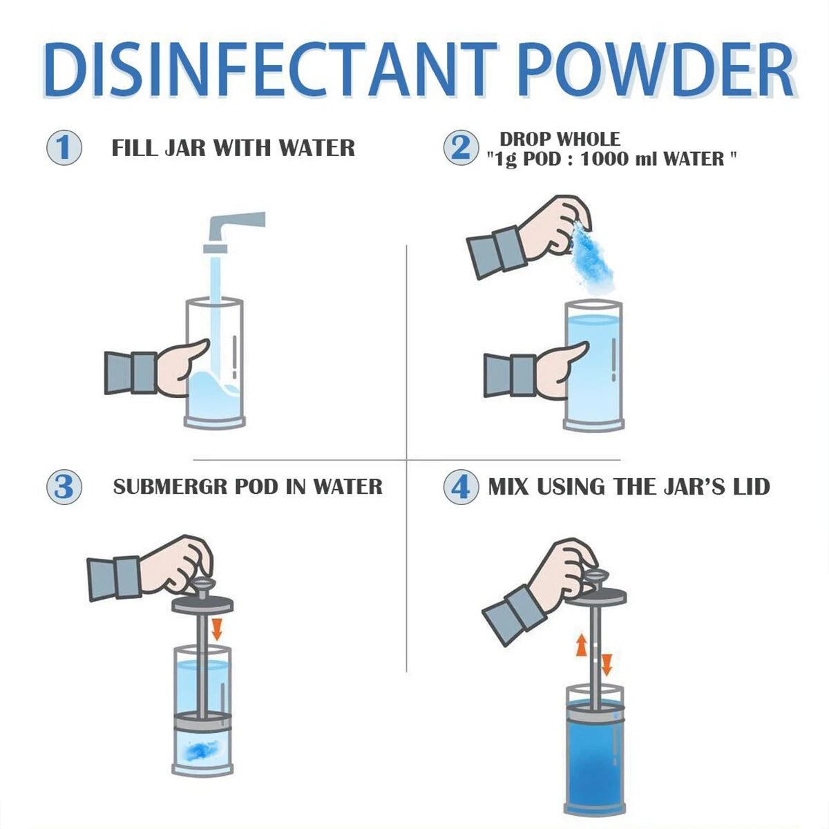 Hairdressing Tools Disinfection Powder