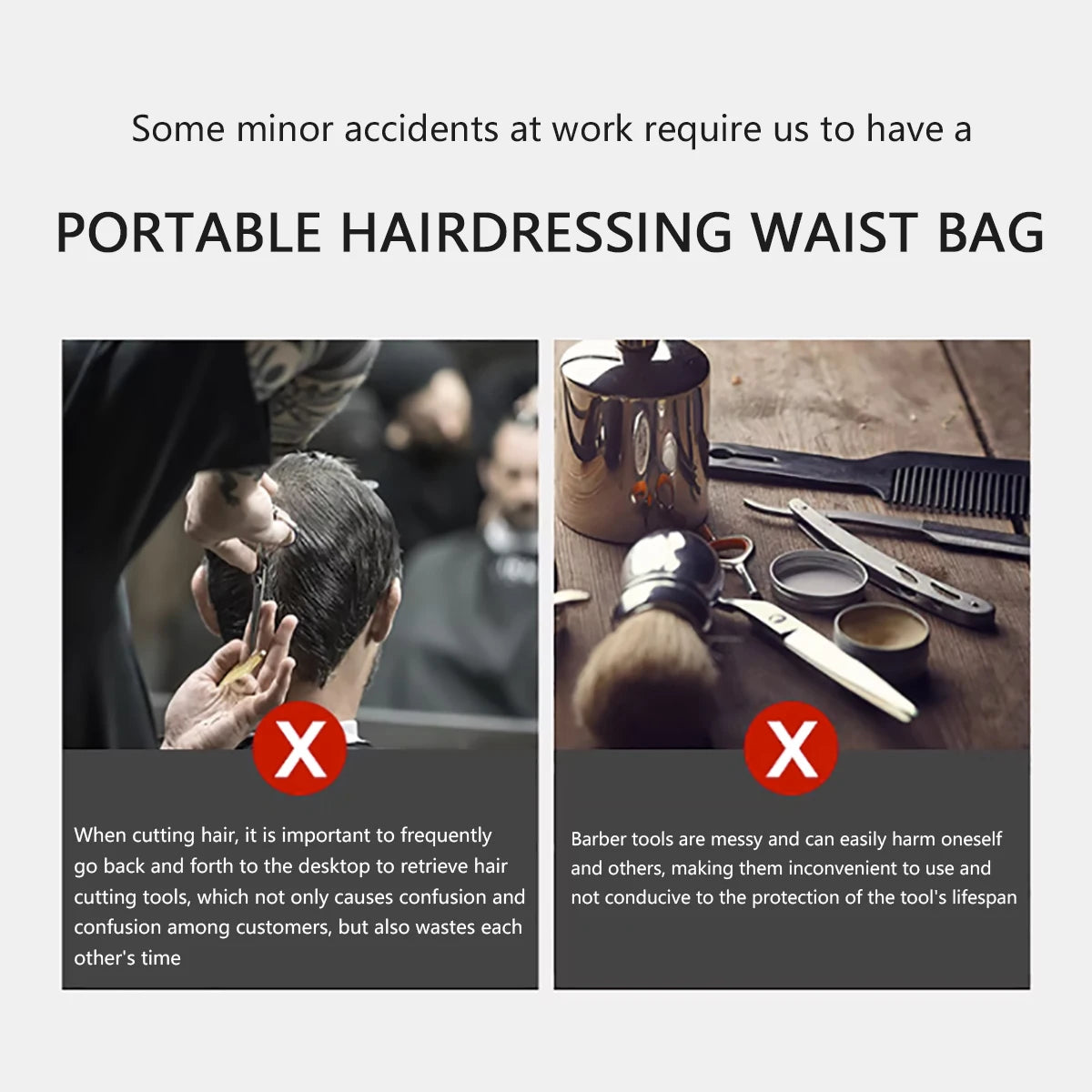 Multi-Pocket Adjustable Barber Waist Belt