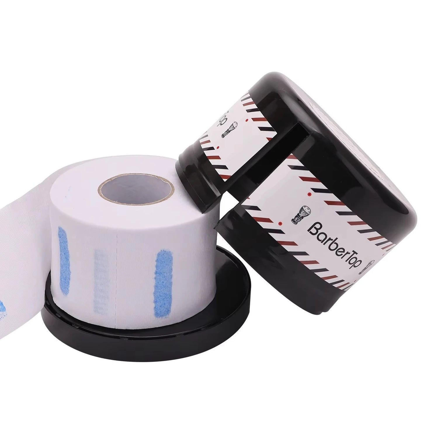 Black Disposable Neck Strip Roll , Collar Tape Storage Box