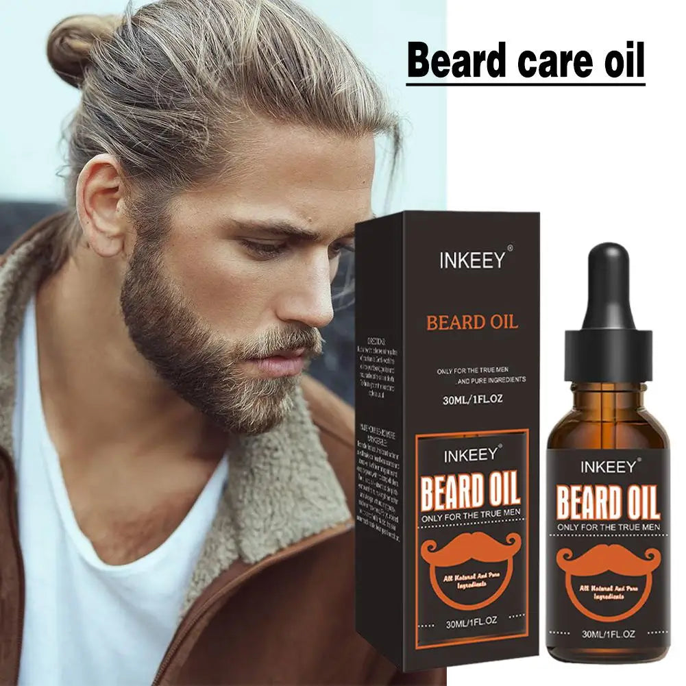 2PCS: Facial Hair Natural Organic Oil Care kit
