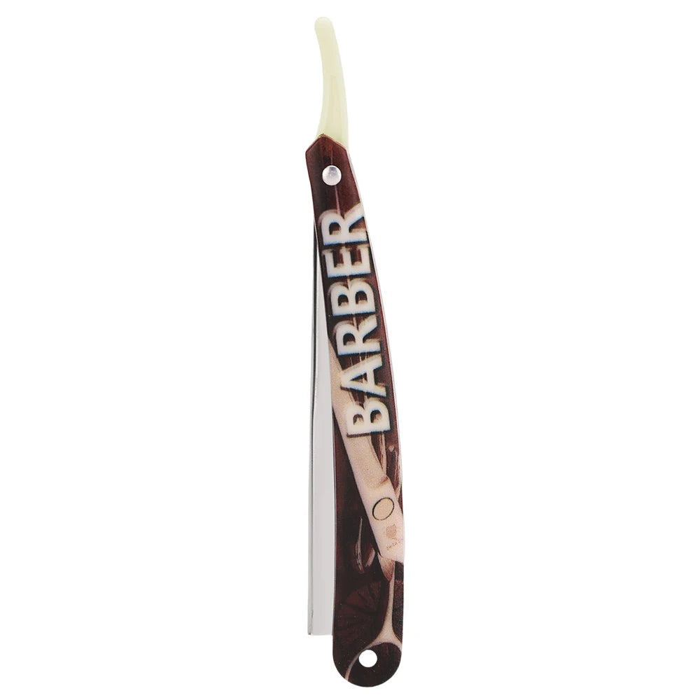 New Salon Manual Straight Edge Rack Folding Razor