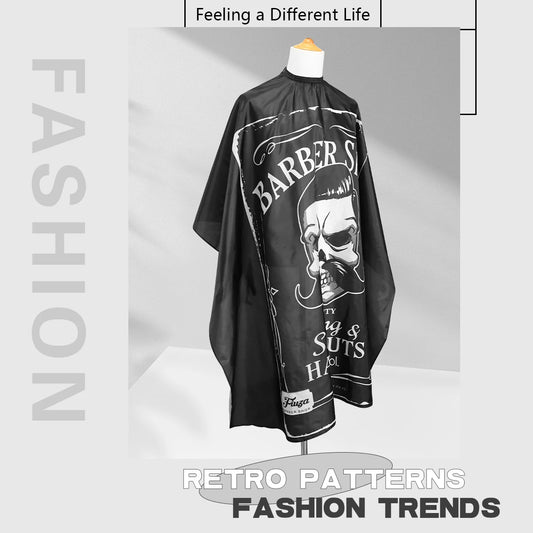 Retro Polyester Antistatic Waterproof Hairdresser Apron