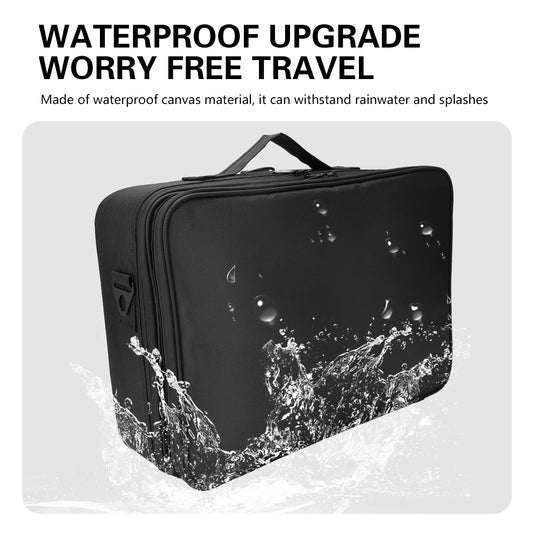 Travel Waterproof Barber Hairdressing Storage Make-over Handbag
