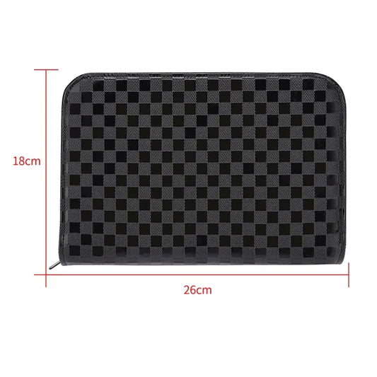 Salon Matte Faux Leather Portable Hairdressing Storage Bag Organizer