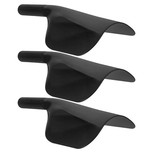 3PCS: Black Plastic Hair Mask Fade Guard Protector