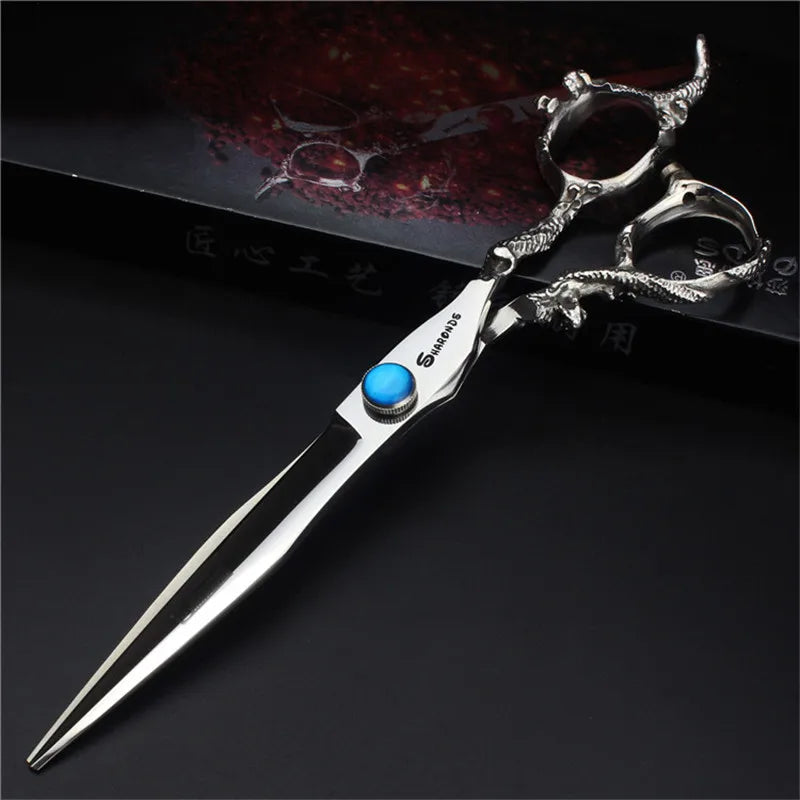 Stainless Steel 6/6.5/7 inch 440C Barber Shears Salon Scissors Set